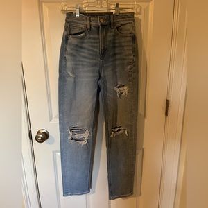 American Eagle Mom Straight Jeans.